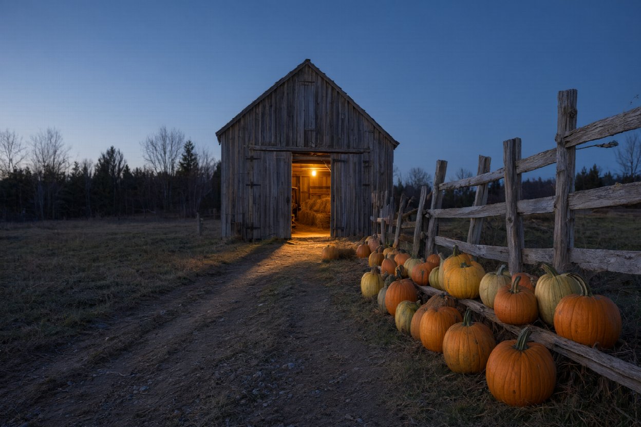 Autumn and Halloween in Enderby
