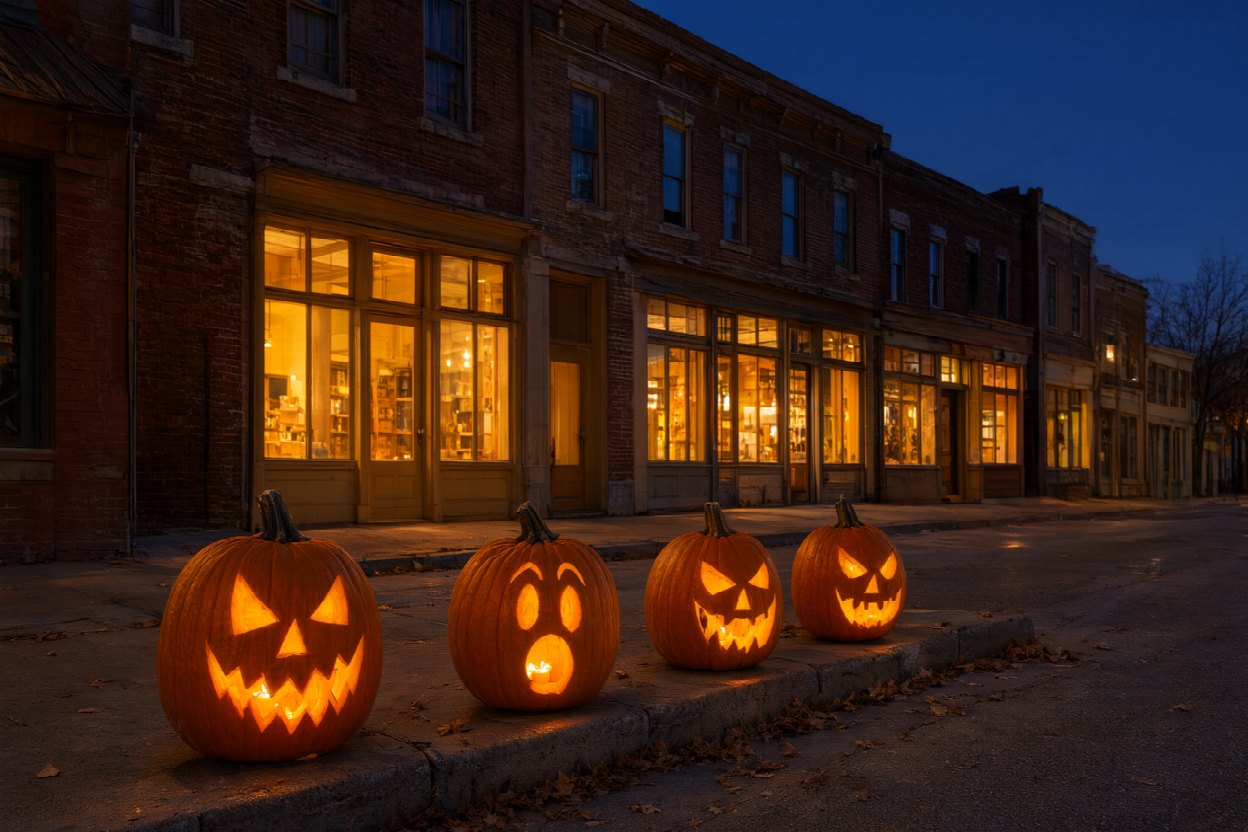 Autumn and Halloween in Enderby