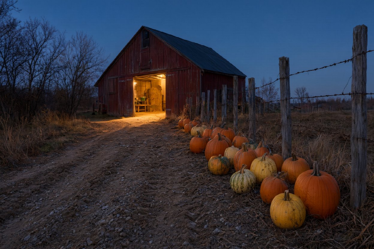Autumn and Halloween in Oliver