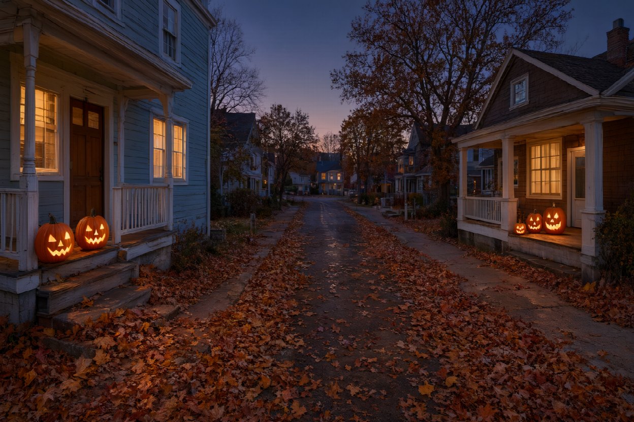 Autumn and Halloween in Peachland