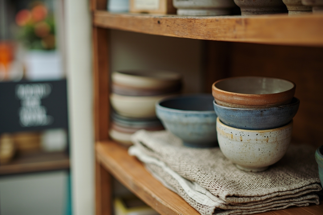 Poppin's Quilt Parlour, home goods store in Downtown Penticton, Penticton BC