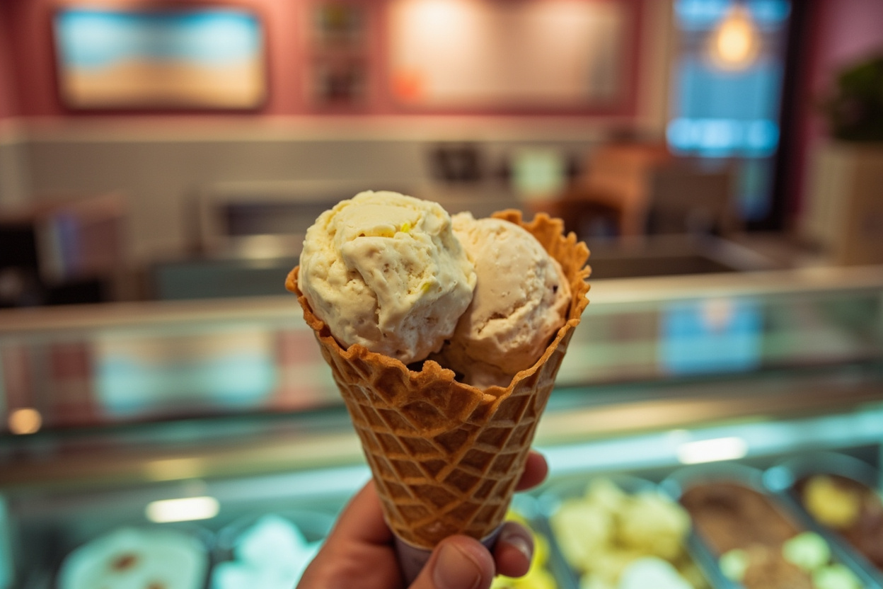 Carmelis Goat Cheese and Gelato, dessert shop in Kelowna BC